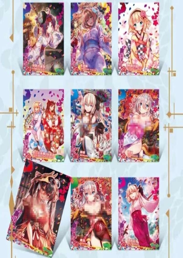 Cartas Waifus Beauty and Elegant Project Box