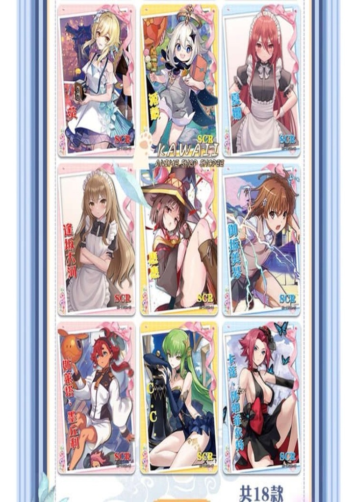 Cartas Waifus Goddess Story TCG Collection "Sobres"