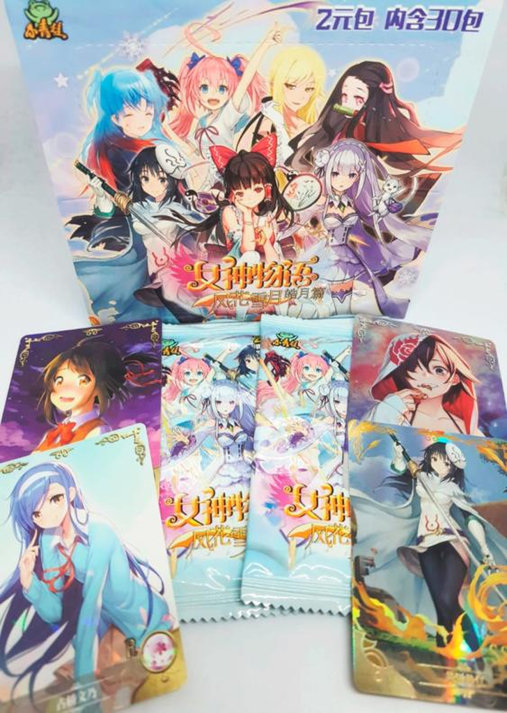 Cartas Waifus Goddess Story TCG Collection "Sobres"