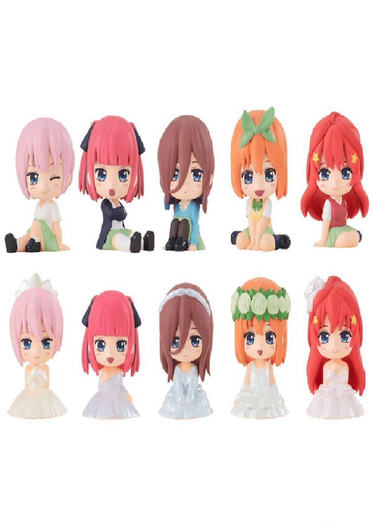 Bandai Candy - Figuritas de la pelicula de las Quintillizas "Sorpresa"