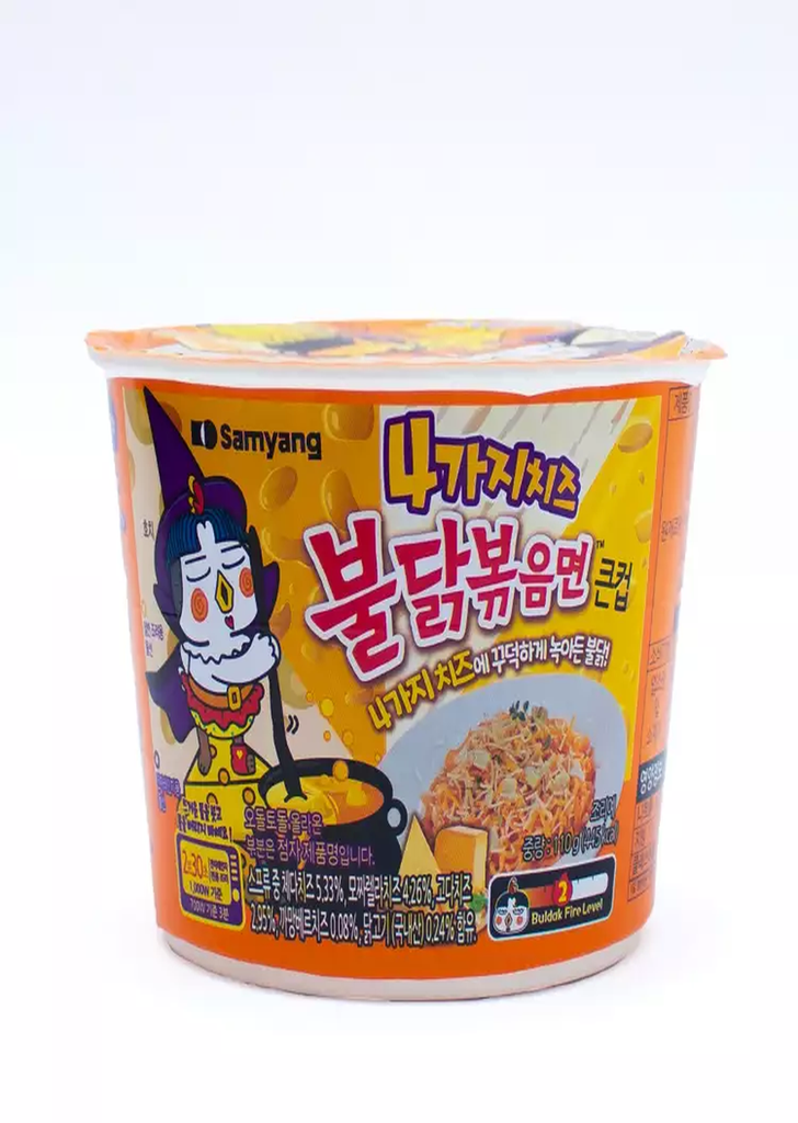 Sopa Buldak 4 Queso- picante nivel 2