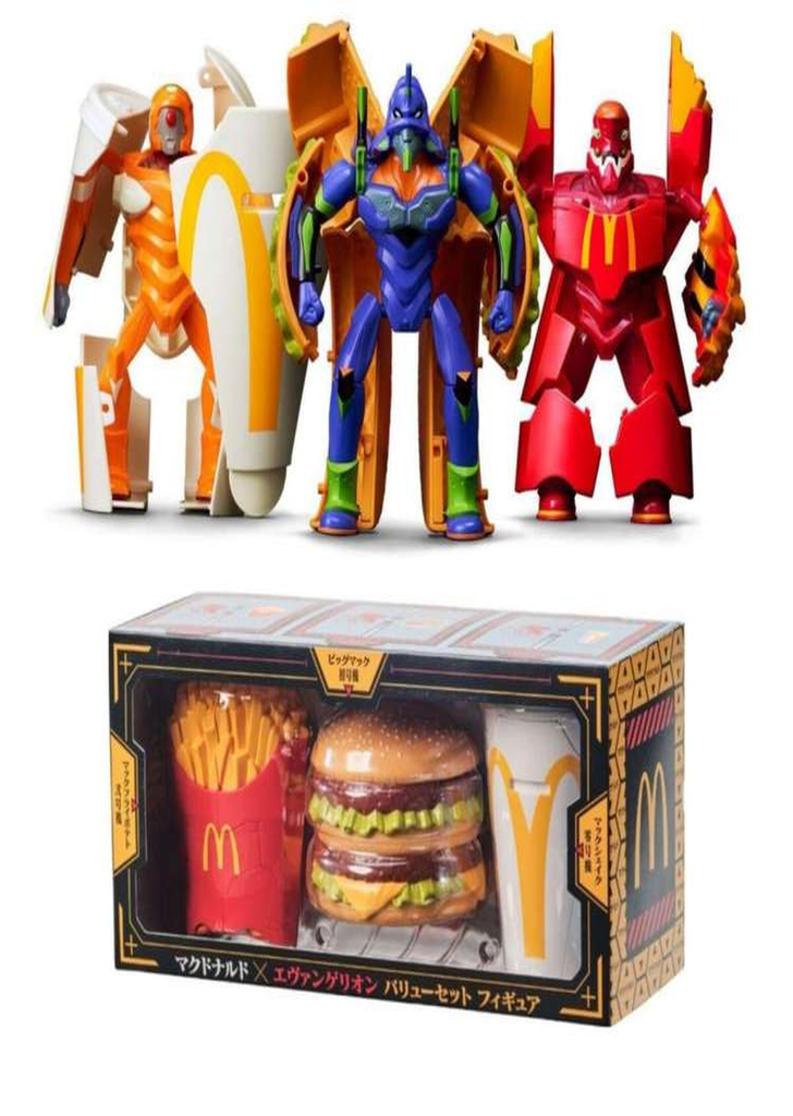 FIGURAS EVANGELION X MACDONALD´S