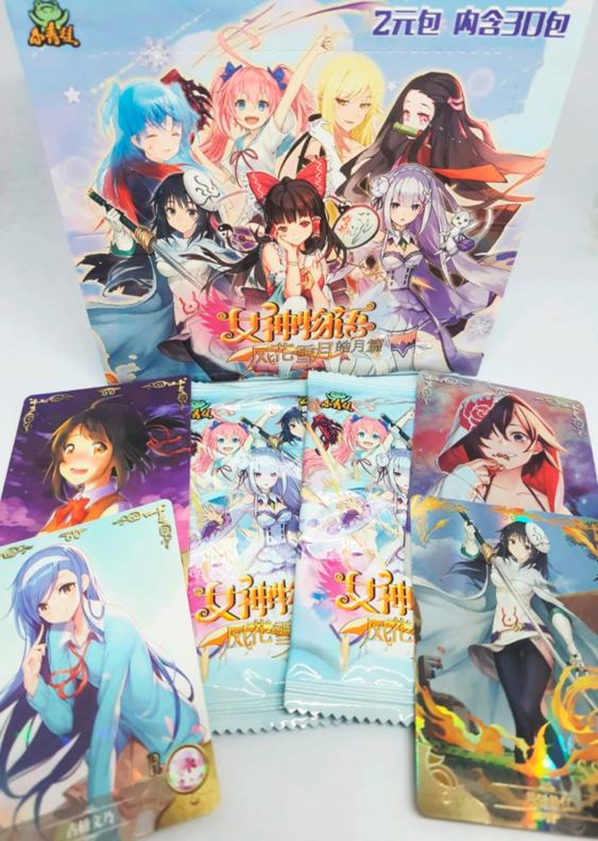 Cartas Waifus Goddess Story TCG Collection "Sobres"